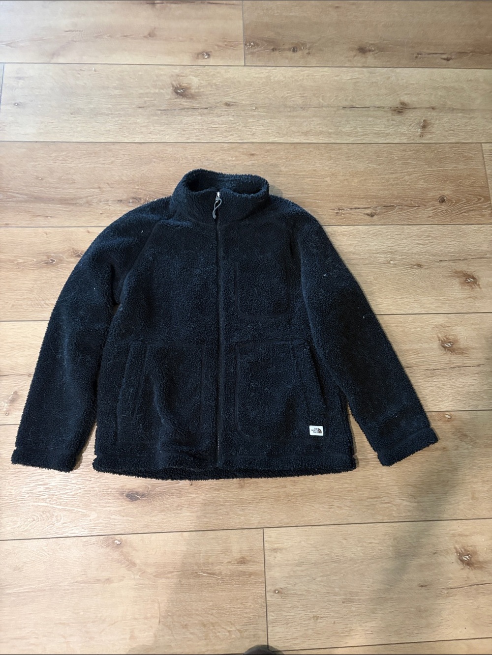 The North Face women’s  Black Sherpa fleece